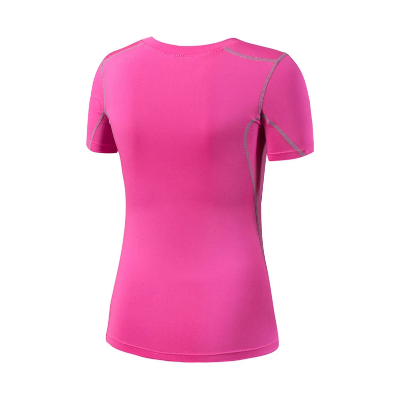 Camiseta Dry Fit feminino ideal para Yoga,academia,corrida,caminhada