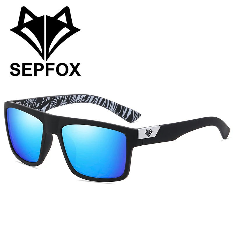 SEPFOX Óculos polarizados unissex, ideal para esportes ao ar livre,UV400, corrida, caminhadas.